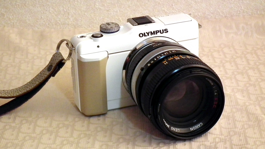Canon FD 50mm f1.4 S.S.C + Olympus E-PL1s