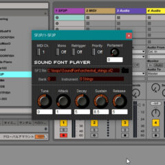 SoundFont OSC Synthesizer SF2P